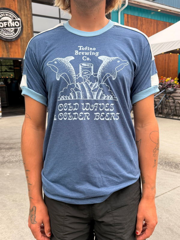 COLD WAVES COLDER BEERS T-SHIRT